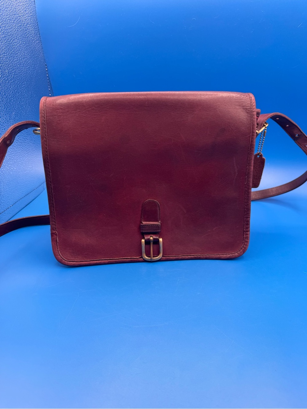 Vintage 1980s Coach Saddle Pouch (Style No. 9590)